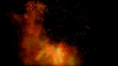 Fire Alpha Particles Background イラスト素材