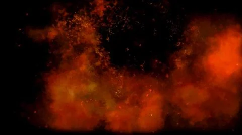 Fire Alpha Particles Background Stock Illustration