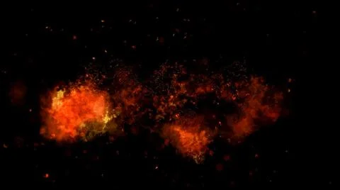 Fire Alpha Particles Background Stock Illustration