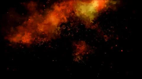 Fire Alpha Particles Background Illustrazione stock