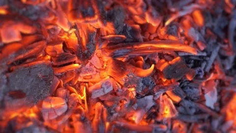 Fire and the coal Stock Footage 71062580