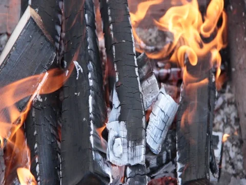 Fire and Coal 스톡 동영상 78169995