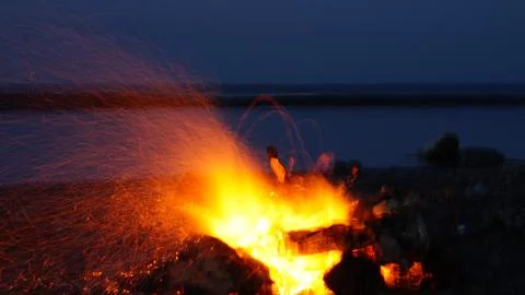 Fire and Fire Foto stock
