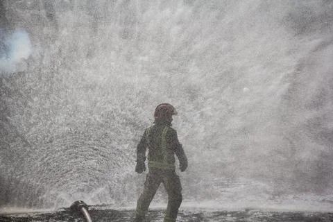 Fire and firefighting Stock Photos