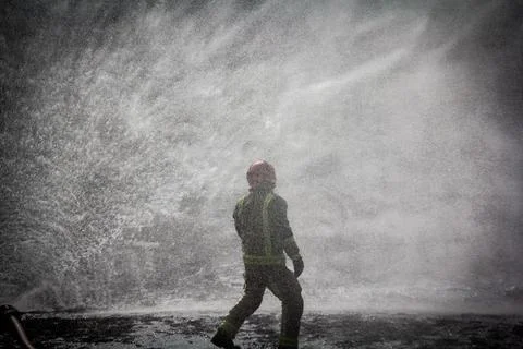 Fire and firefighting Stock Photos
