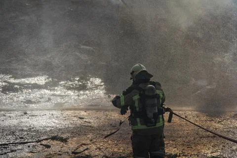 Fire and firefighting Stock Photos