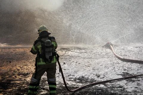 Fire and firefighting Stock Photos