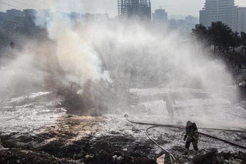 Fire and firefighting Stock Photos