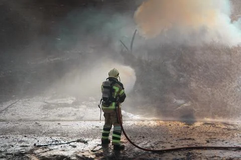 Fire and firefighting Stock Photos
