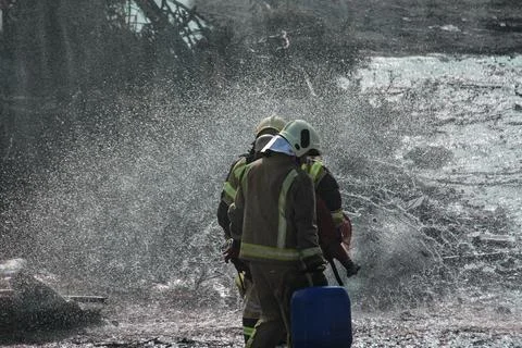 Fire and firefighting Stock Photos