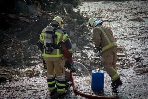 Fire and firefighting Stock Photos