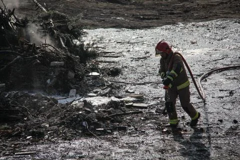 Fire and firefighting Stock Photos
