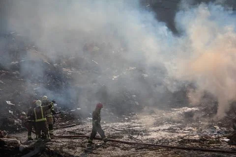 Fire and firefighting Stock Photos