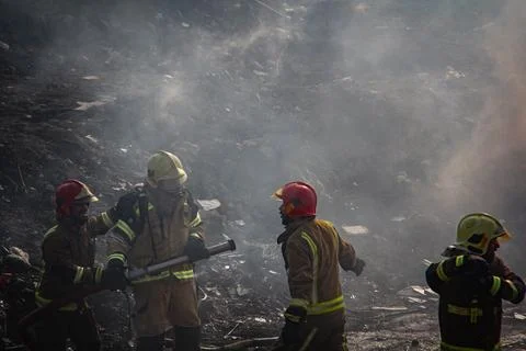 Fire and firefighting Stock Photos