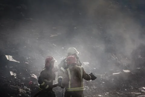 Fire and firefighting Stock Photos