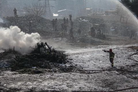 Fire and firefighting Stock Photos