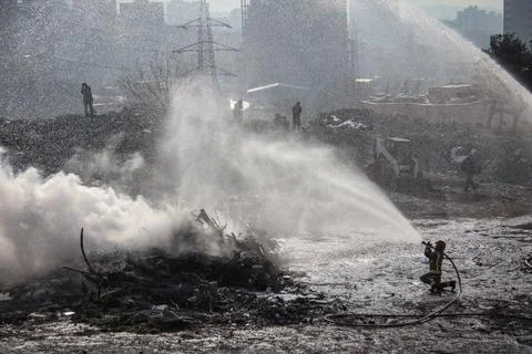 Fire and firefighting Stock Photos
