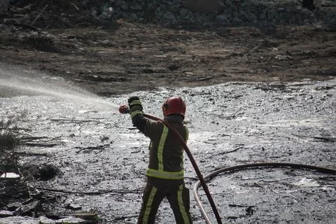 Fire and firefighting Stock Photos