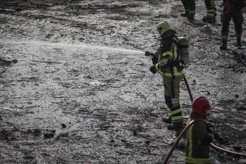 Fire and firefighting Stock Photos