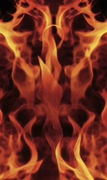 Fire and flame effect for background Stock Photos