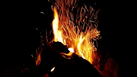 Fire and flames backdrops Video stock 99402930