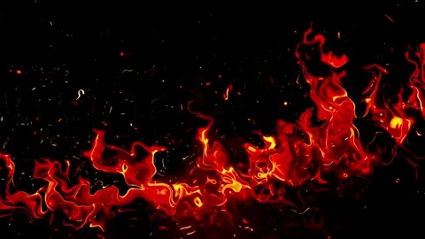 Fire and flames Video stock 310727597