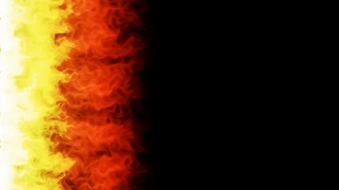 Fire And Flames Frame Background Loop Video stock 89583905