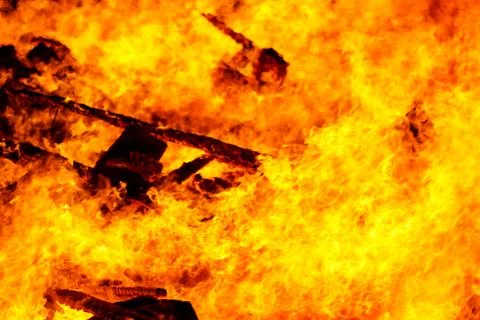 Fire and flames Stock Photos