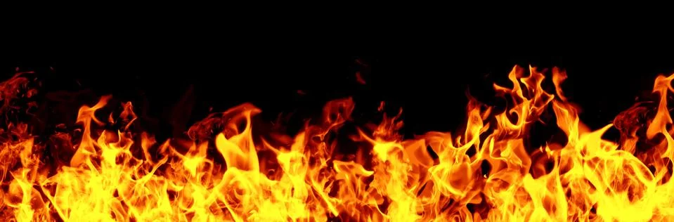 Fire and flames Foto stock