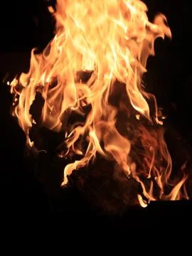 Fire and flames Stock Photos