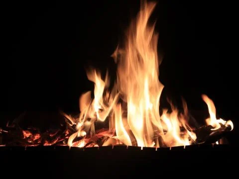 Fire and flames Stock Photos