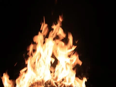 Fire and flames Stock Photos