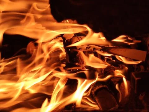 Fire and flames Stock Photos