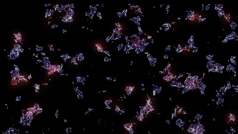 Fire and ice. computer generated abstract motion background. Stock Footage 79092646