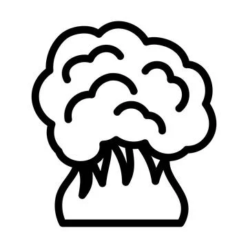 Fire And Smoke Icon Stock Illustration
