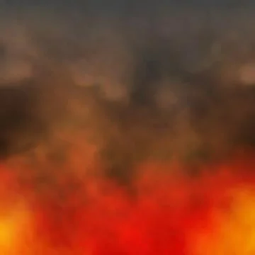 Fire and smoke Stock-Illustration