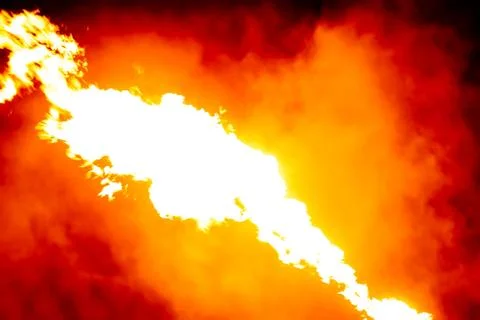 Fire and smoke Stock Photos