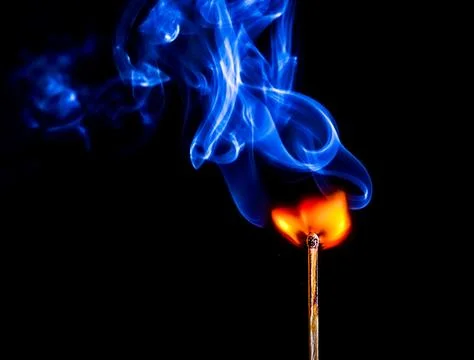 Fire and smoke Stock Photos