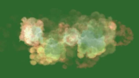 Fire, and smoke transitions Stock Footage 296004391