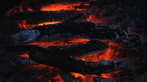 Fire and sparks in the dark Stock Footage 118234048