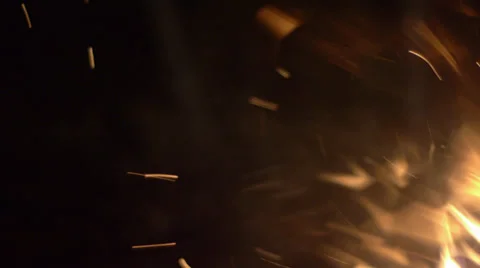 Fire and Sparks 库存影片 33528335