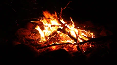 Fire and Sparks Video stock 35057241