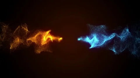 Fire And Water Particles Logo Reveal Intros Light Stingers Animation Stock After Effects