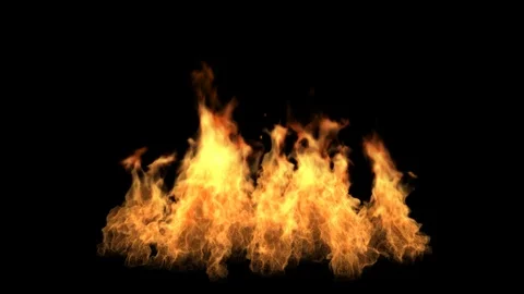 Fire Animation Background Stock Footage 100543648