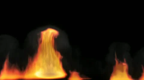 Fire Animation Stock Footage 22309060