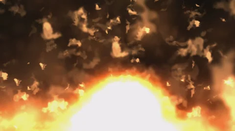 Fire animation Stock Footage 36538799