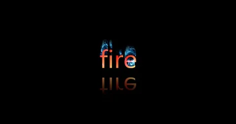 Fire Animation Stock Footage 128700173