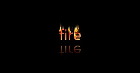 Fire Animation Stock Footage 128700205