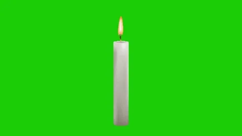 Fire animation on green screen background 库存影片 334417765