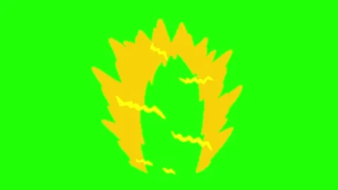 Fire Animation Green Screen Background 库存影片 337197545